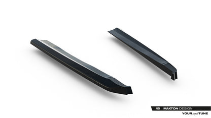 Diffusor Flaps passend für Mercedes-Benz S AMG-Line W222 schwarz Hochglanz