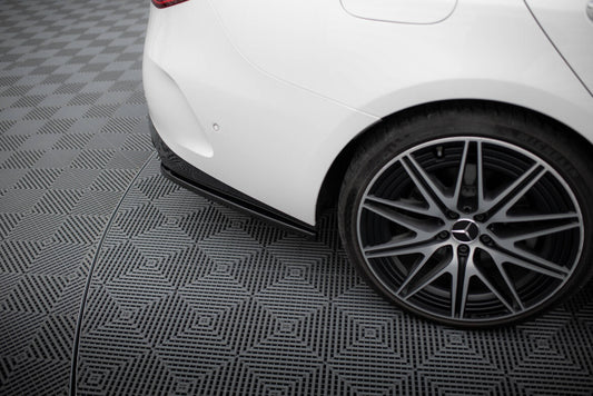 Diffusor Flaps passend für Mercedes C AMG-Line / 43 AMG W206 schwarz Hochglanz