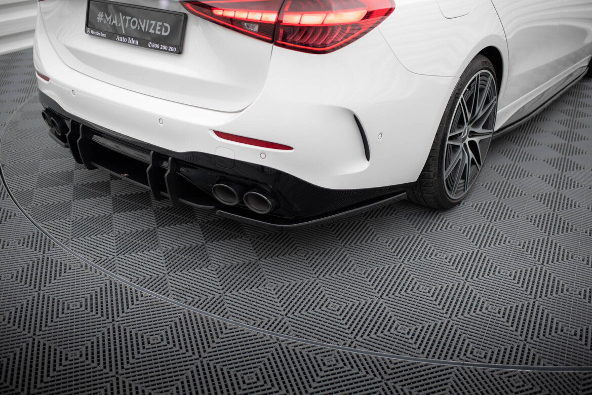 Diffusor Flaps passend für Mercedes C AMG-Line / 43 AMG W206 schwarz Hochglanz
