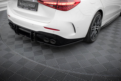 Diffusor Flaps passend für Mercedes C AMG-Line / 43 AMG W206 schwarz Hochglanz