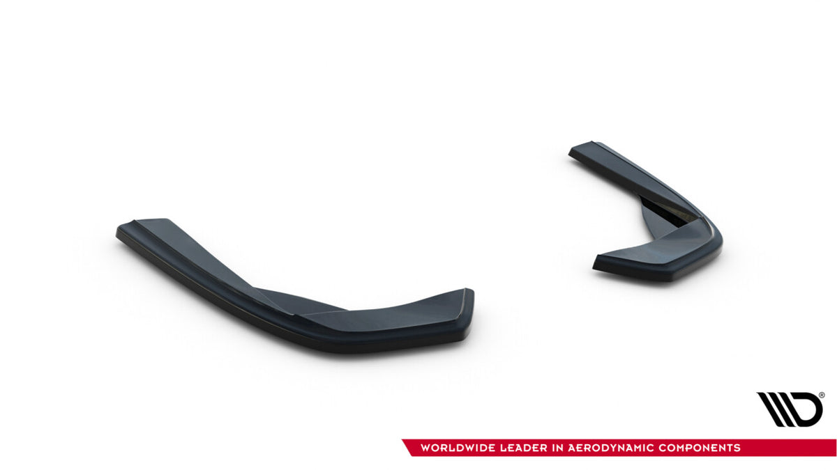 Diffusor Flaps passend für Mercedes C AMG-Line / C43 AMG Limousine W205 schwarz Hochglanz