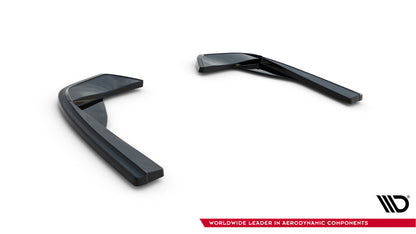 Diffusor Flaps passend für Mercedes C AMG-Line / C43 AMG Limousine W205 schwarz Hochglanz