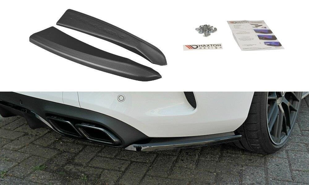 Diffusor Flaps passend für Mercedes C-Klasse C205 63 AMG Coupe schwarz Hochglanz