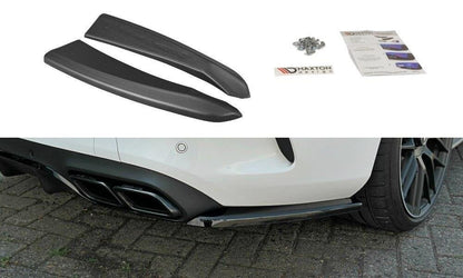 Diffusor Flaps passend für Mercedes C-Klasse C205 63 AMG Coupe schwarz Hochglanz
