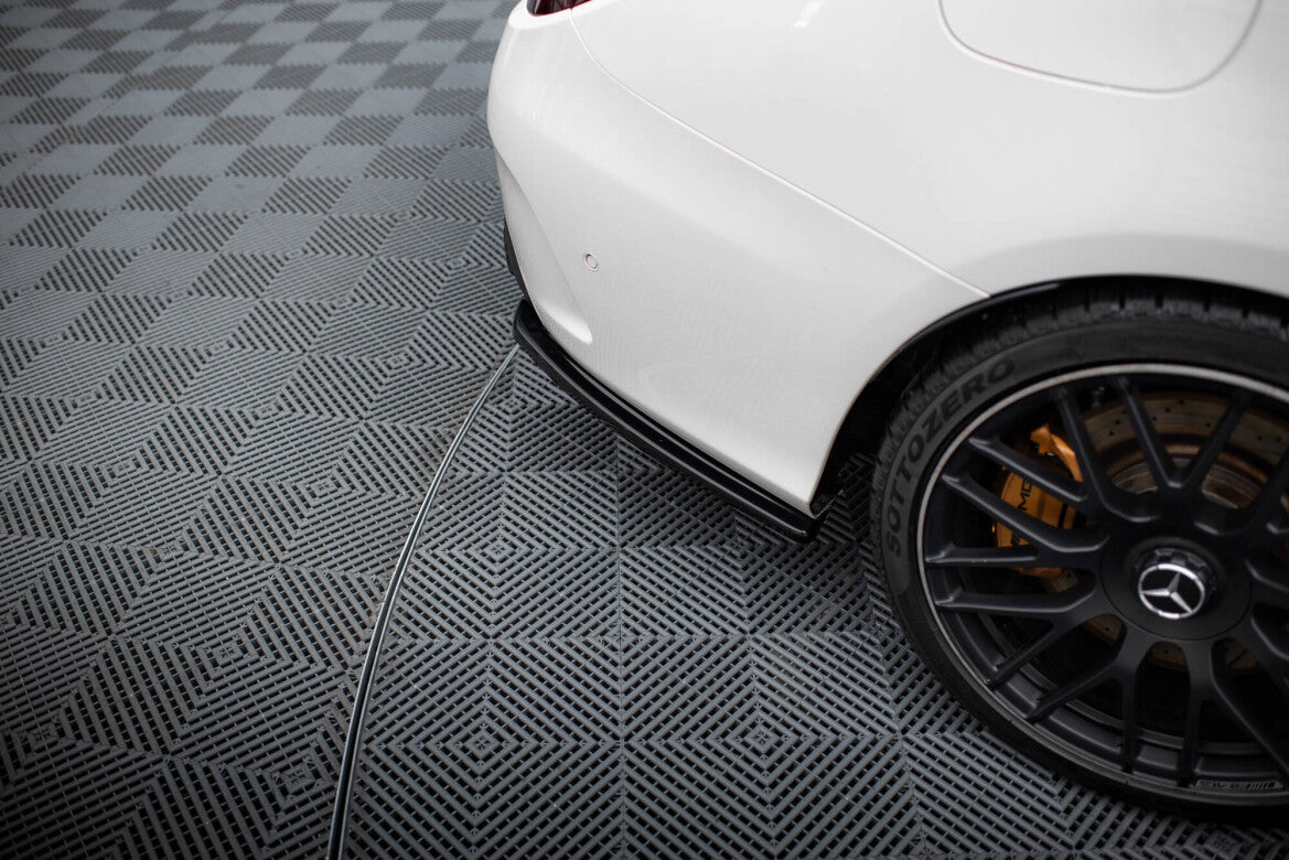 Diffusor Flaps passend für Mercedes C-Klasse S205 63 AMG schwarz Hochglanz