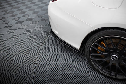 Diffusor Flaps passend für Mercedes C-Klasse S205 63 AMG schwarz Hochglanz