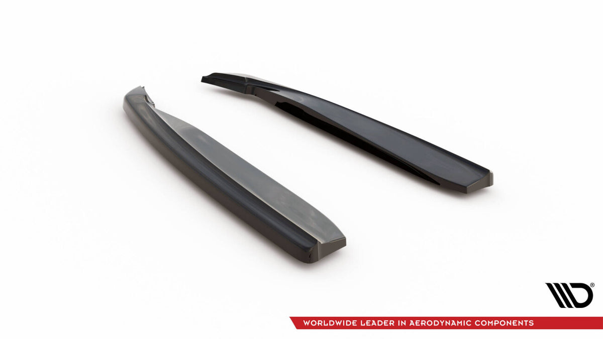 Diffusor Flaps passend für Mercedes C-Klasse S205 63 AMG schwarz Hochglanz
