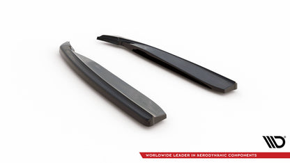 Diffusor Flaps passend für Mercedes C-Klasse S205 63 AMG schwarz Hochglanz