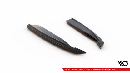 Diffusor Flaps passend für Mercedes C-Klasse S205 63 AMG schwarz Hochglanz