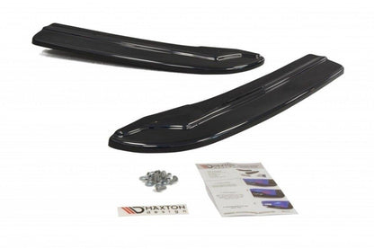 Diffusor Flaps passend für Mercedes C Limousine / Kombi AMG-Line W204 / S204 schwarz Hochglanz