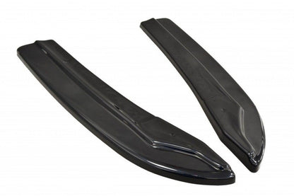 Diffusor Flaps passend für Mercedes C Limousine / Kombi AMG-Line W204 / S204 schwarz Hochglanz