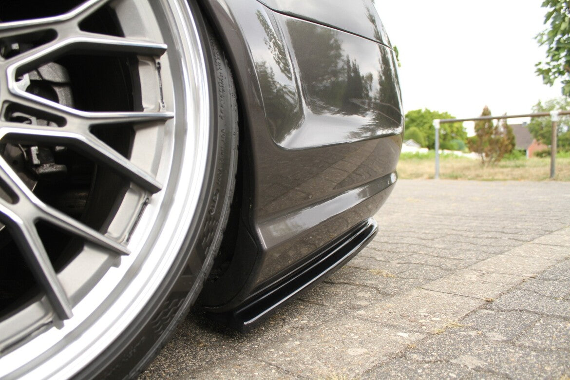 Diffusor Flaps passend für Mercedes CL 500 C216 AMGLINE schwarz Hochglanz