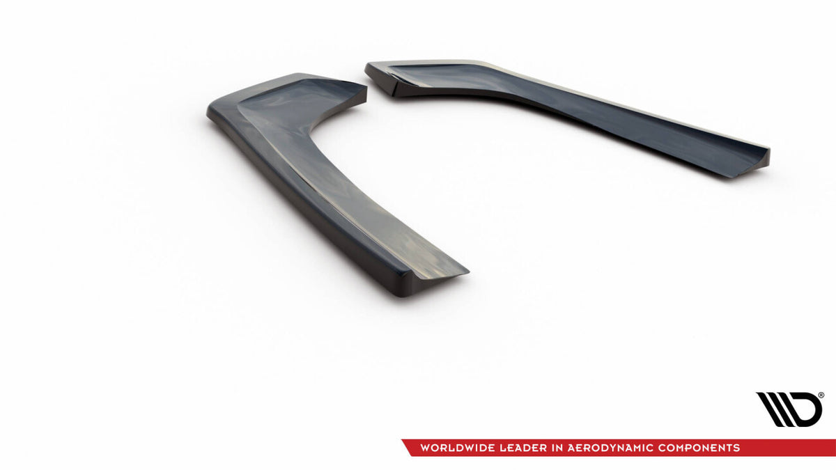 Diffusor Flaps passend für Mercedes CLA AMG-Line X118 schwarz Hochglanz