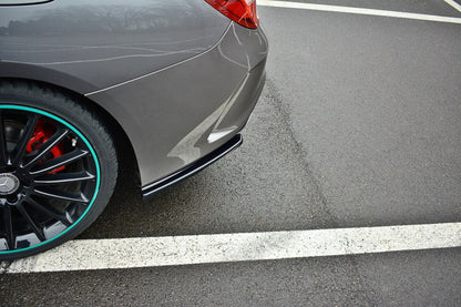 Diffusor Flaps passend für Mercedes CLA C117 AMG-LINE FL schwarz Hochglanz