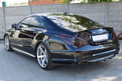 Diffusor Flaps passend für Mercedes CLS AMG-Line C218 schwarz Hochglanz