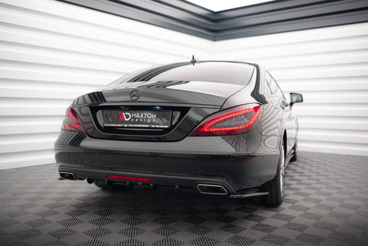 Diffusor Flaps passend für Mercedes CLS C218 schwarz Hochglanz