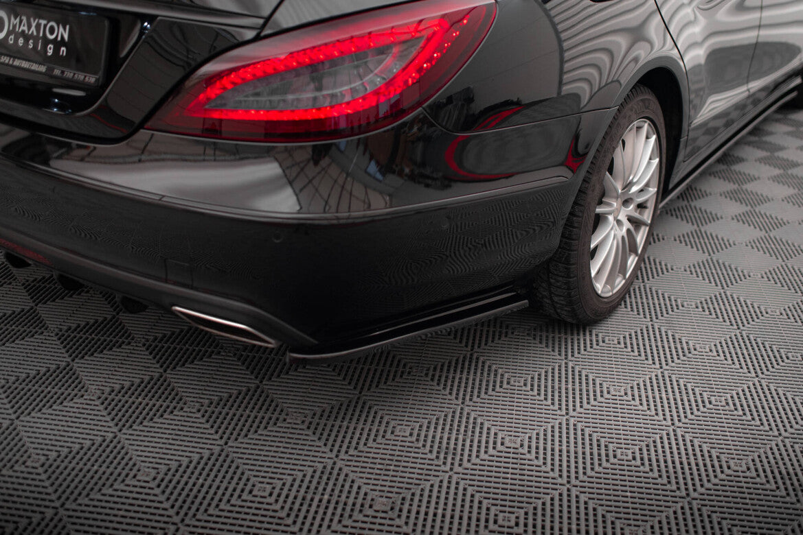 Diffusor Flaps passend für Mercedes CLS C218 schwarz Hochglanz