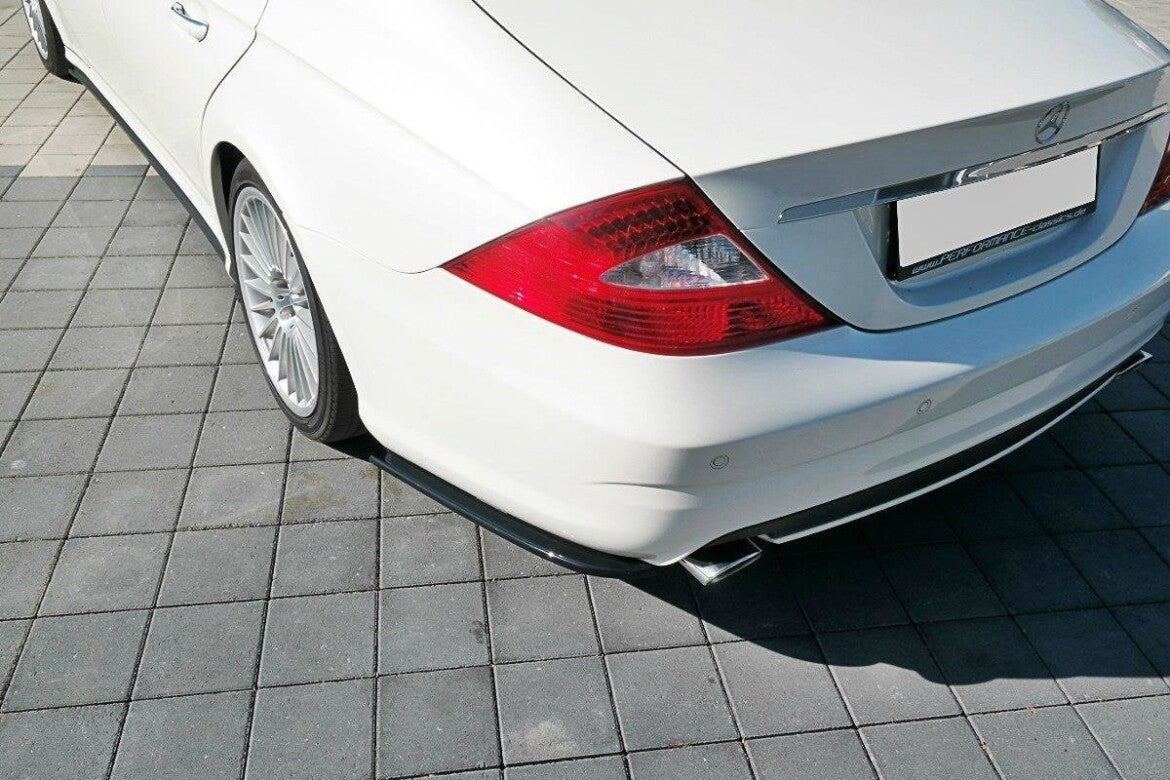 Diffusor Flaps passend für Mercedes CLS C219 55AMG schwarz Hochglanz
