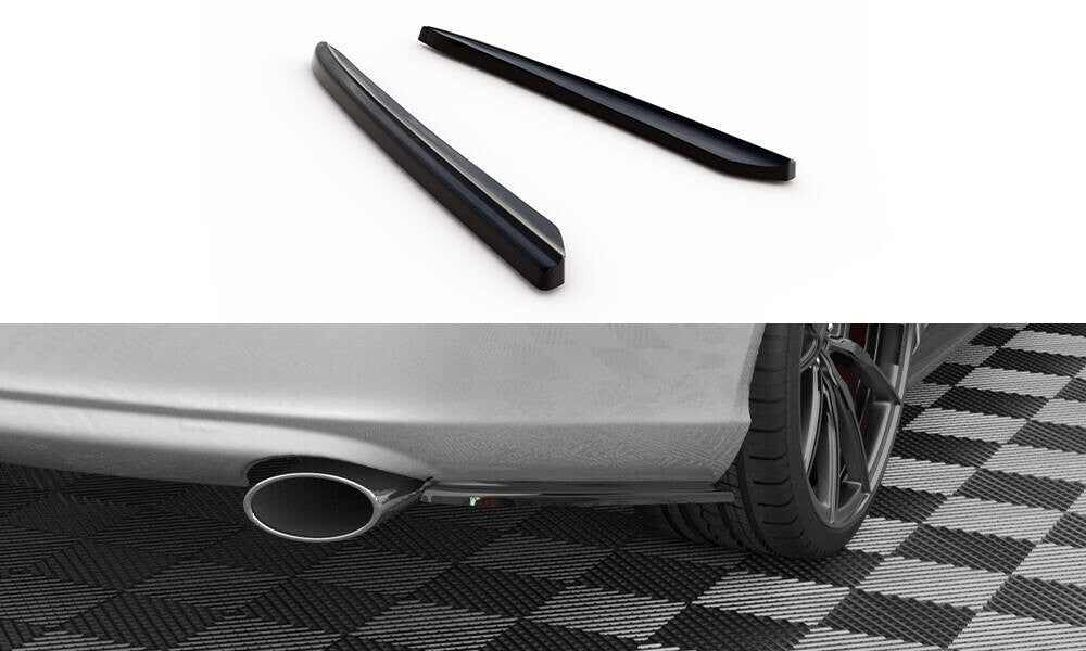 Diffusor Flaps passend für Mercedes CLS C219 schwarz Hochglanz