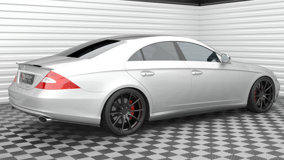 Diffusor Flaps passend für Mercedes CLS C219 schwarz Hochglanz