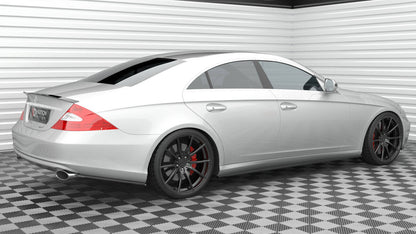 Diffusor Flaps passend für Mercedes CLS C219 schwarz Hochglanz