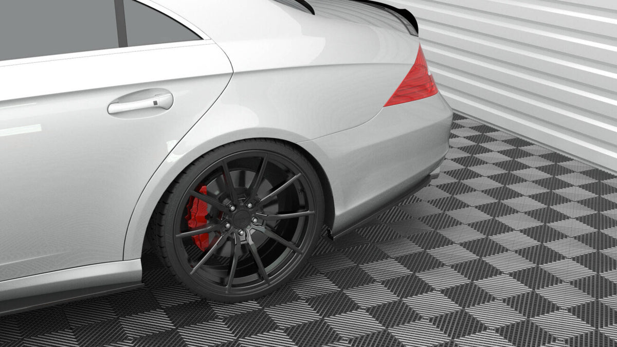 Diffusor Flaps passend für Mercedes CLS C219 schwarz Hochglanz