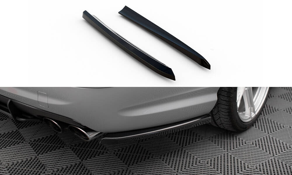 Diffusor Flaps passend für Mercedes E 55 AMG W211 schwarz Hochglanz