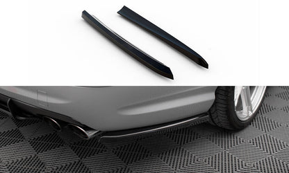 Diffusor Flaps passend für Mercedes E 55 AMG W211 schwarz Hochglanz