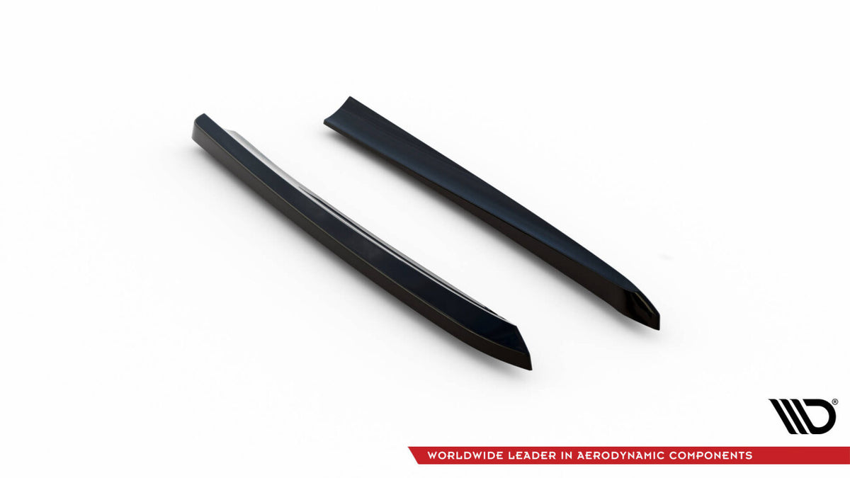 Diffusor Flaps passend für Mercedes E 55 AMG W211 schwarz Hochglanz