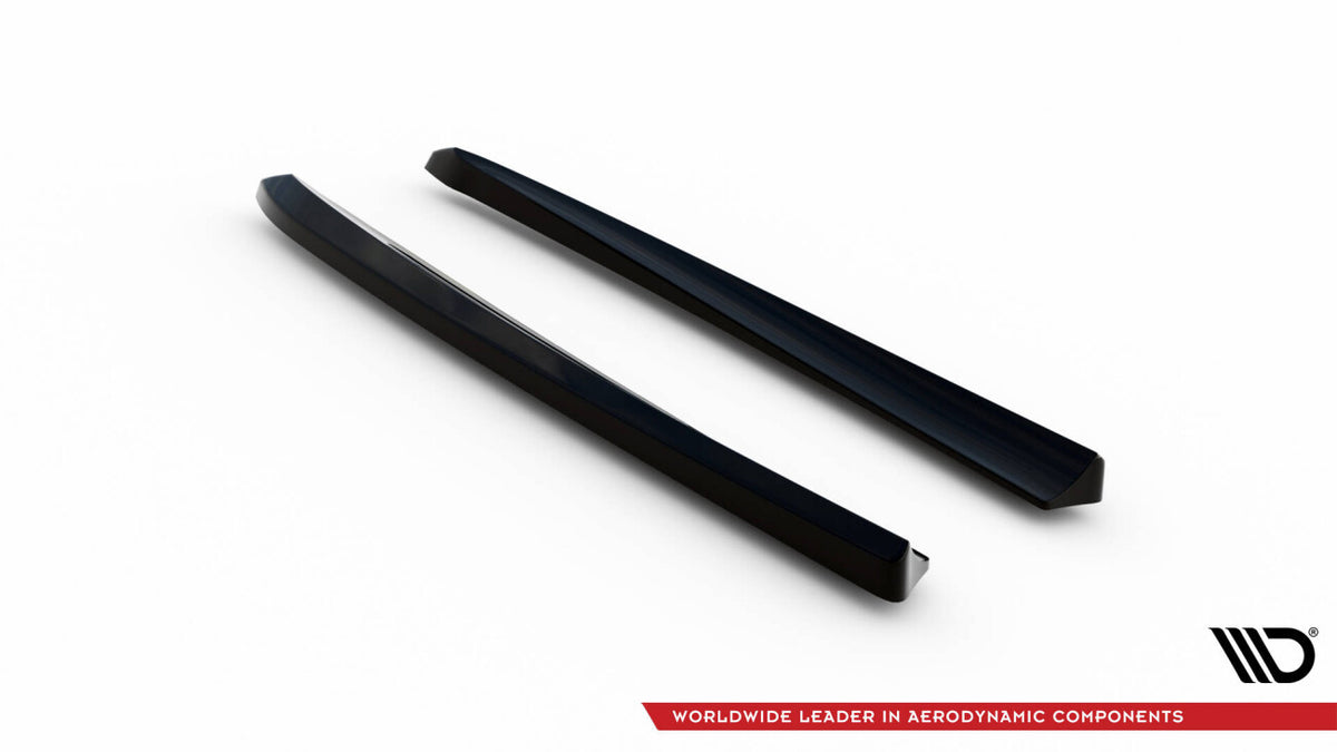 Diffusor Flaps passend für Mercedes E 55 AMG W211 schwarz Hochglanz