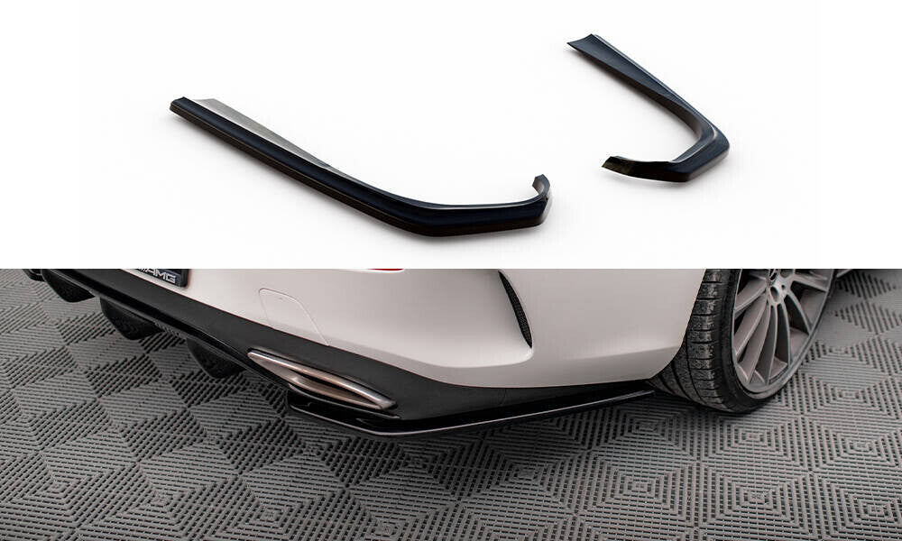 Diffusor Flaps passend für Mercedes E-Klasse W213 Coupe(C238) / Cabriolet (A238) AMG-Line schwarz Hochglanz