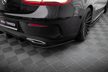 Diffusor Flaps passend für Mercedes E-Klasse W213 Coupe(C238) / Cabriolet (A238) AMG-Line schwarz Hochglanz
