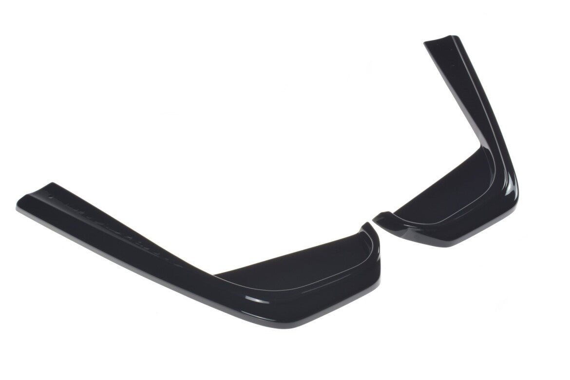 Diffusor Flaps passend für Mercedes E43 AMG / AMG-Line Limousine / Kombi W213 / S213 schwarz Hochglanz