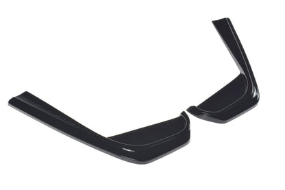 Diffusor Flaps passend für Mercedes E43 AMG / AMG-Line Limousine / Kombi W213 / S213 schwarz Hochglanz