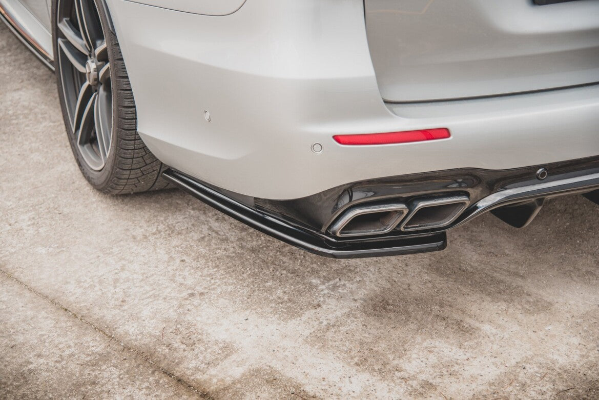 Diffusor Flaps passend für Mercedes E63 AMG Kombi/Limousine S213/W213 schwarz Hochglanz