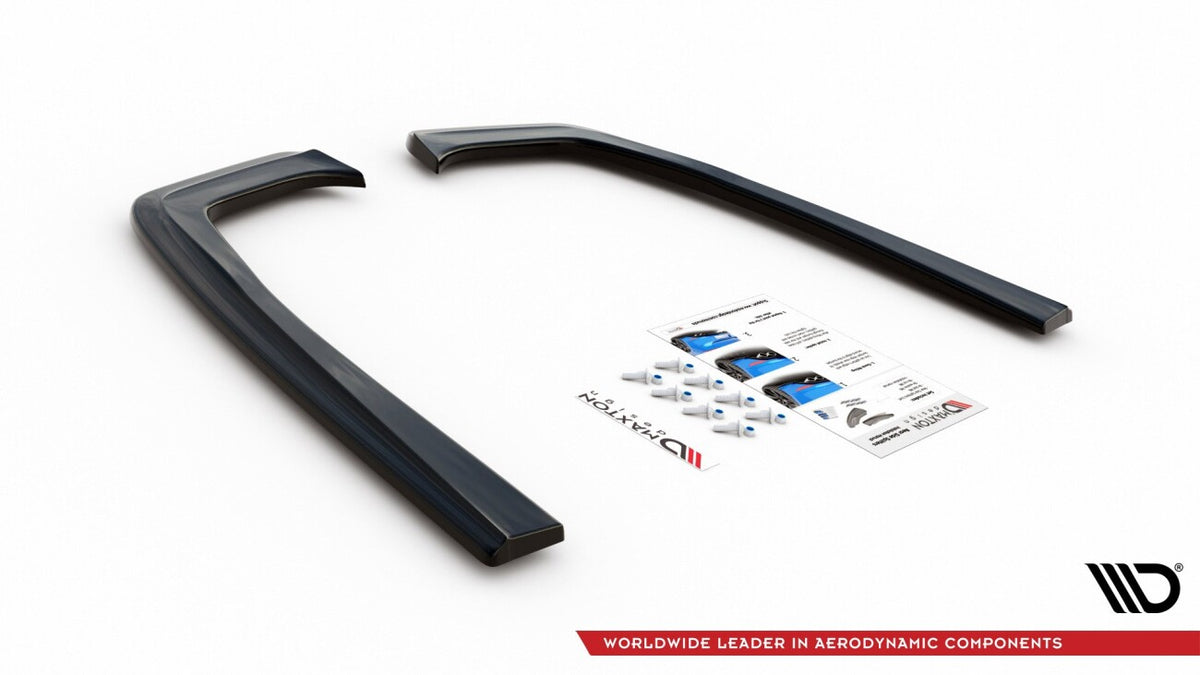 Diffusor Flaps passend für Mercedes E63 AMG Kombi/Limousine S213/W213 schwarz Hochglanz