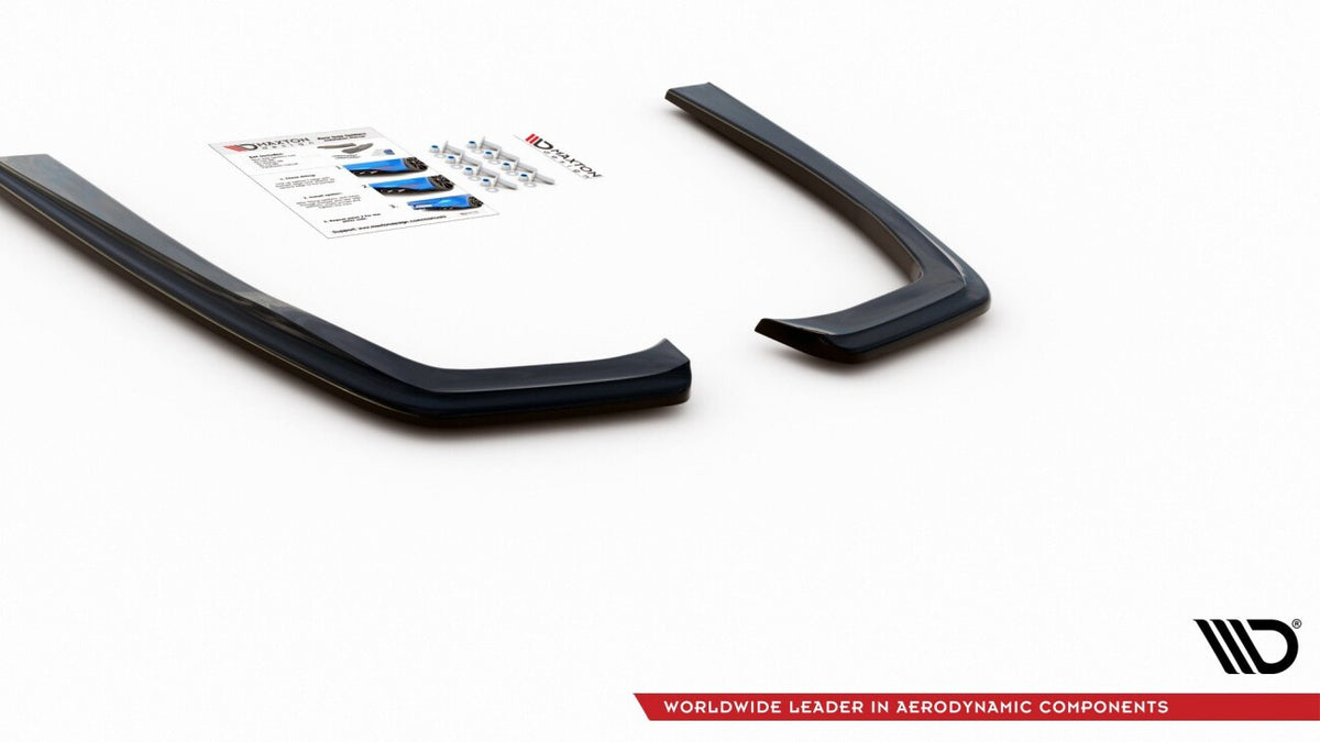 Diffusor Flaps passend für Mercedes E63 AMG Kombi/Limousine S213/W213 schwarz Hochglanz