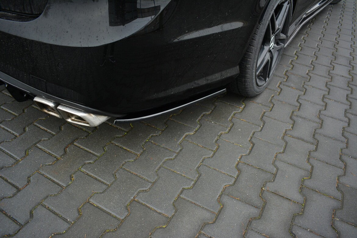 Diffusor Flaps passend für Mercedes E63 AMG W212 schwarz Hochglanz
