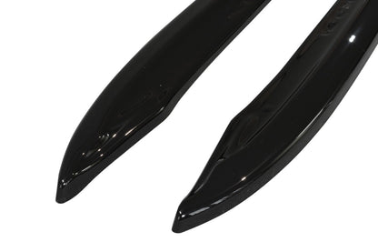 Diffusor Flaps passend für Mercedes E63 AMG W212 schwarz Hochglanz