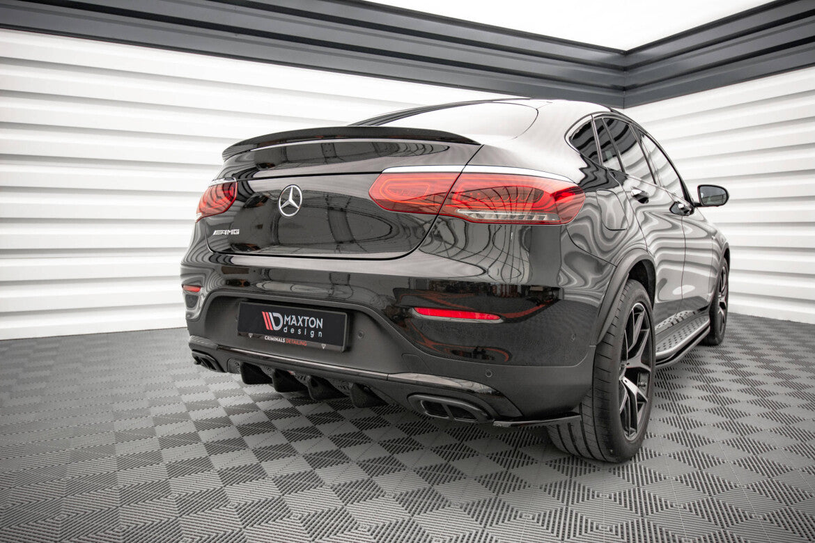 Diffusor Flaps passend für Mercedes GLC Coupe AMG-Line C253 FL schwarz Hochglanz