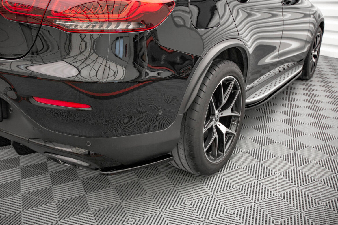 Diffusor Flaps passend für Mercedes GLC Coupe AMG-Line C253 FL schwarz Hochglanz
