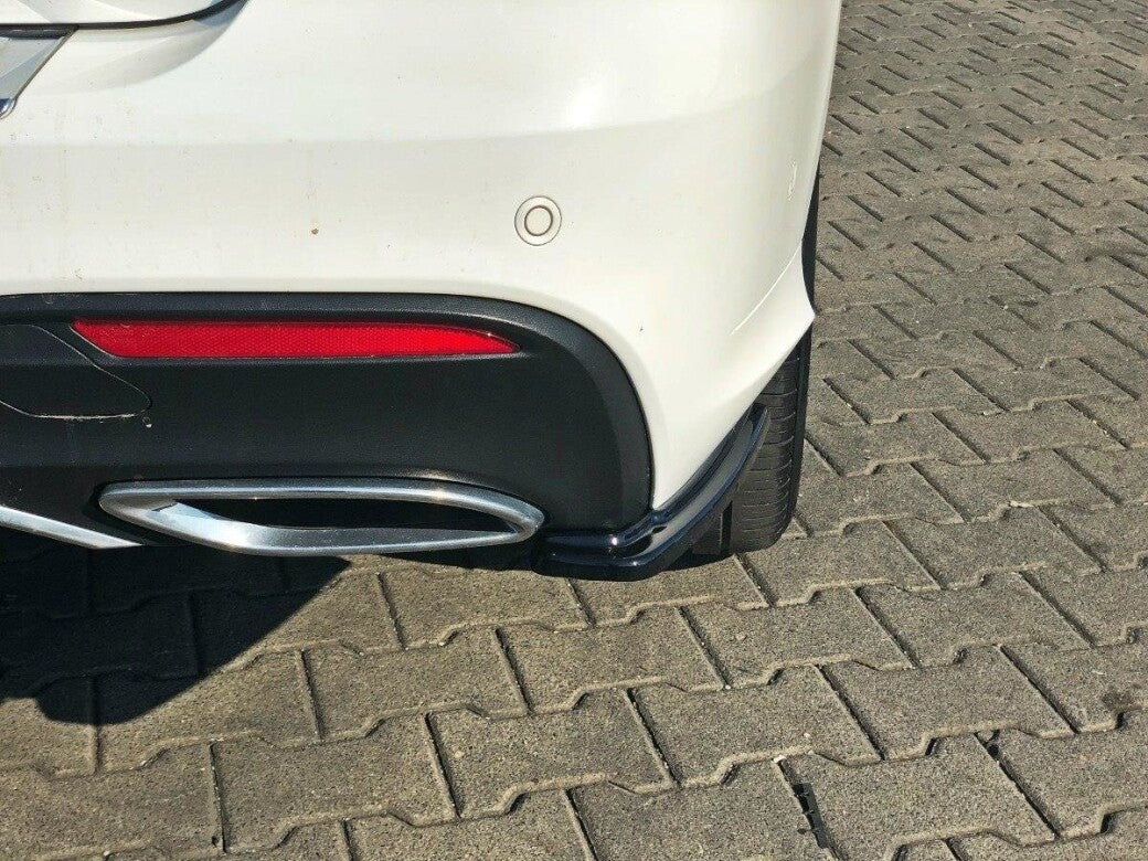 Diffusor Flaps passend für Mercedes GLE W166 AMG-Line schwarz Hochglanz