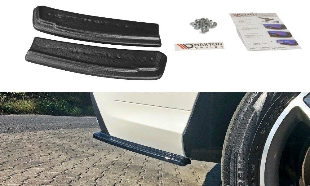 Diffusor Flaps passend für Mercedes GLE W166 AMG-Line schwarz Hochglanz