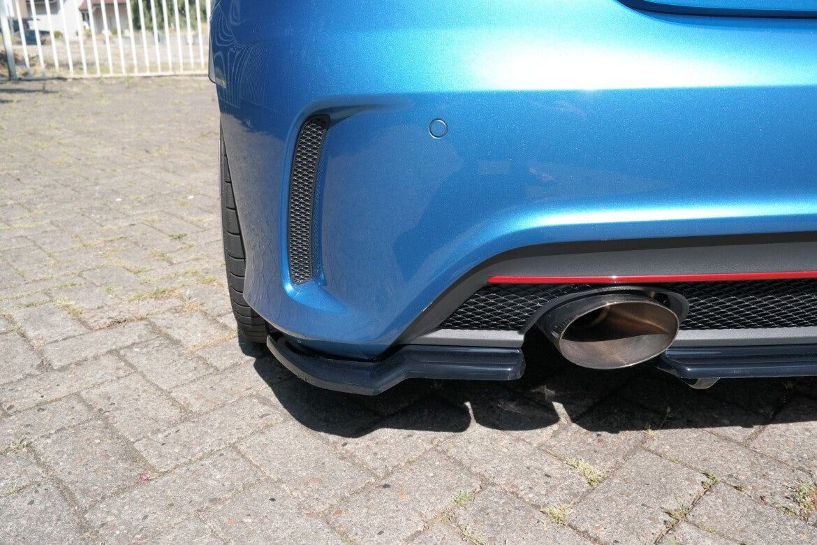 Diffusor Flaps passend für Mercedes W176 AMG-LINE vor FL schwarz Hochglanz