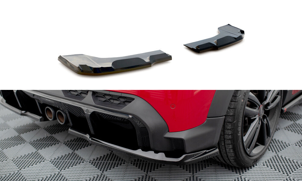 Diffusor Flaps passend für Mini Cooper S John Cooper Works F55 FL schwarz Hochglanz