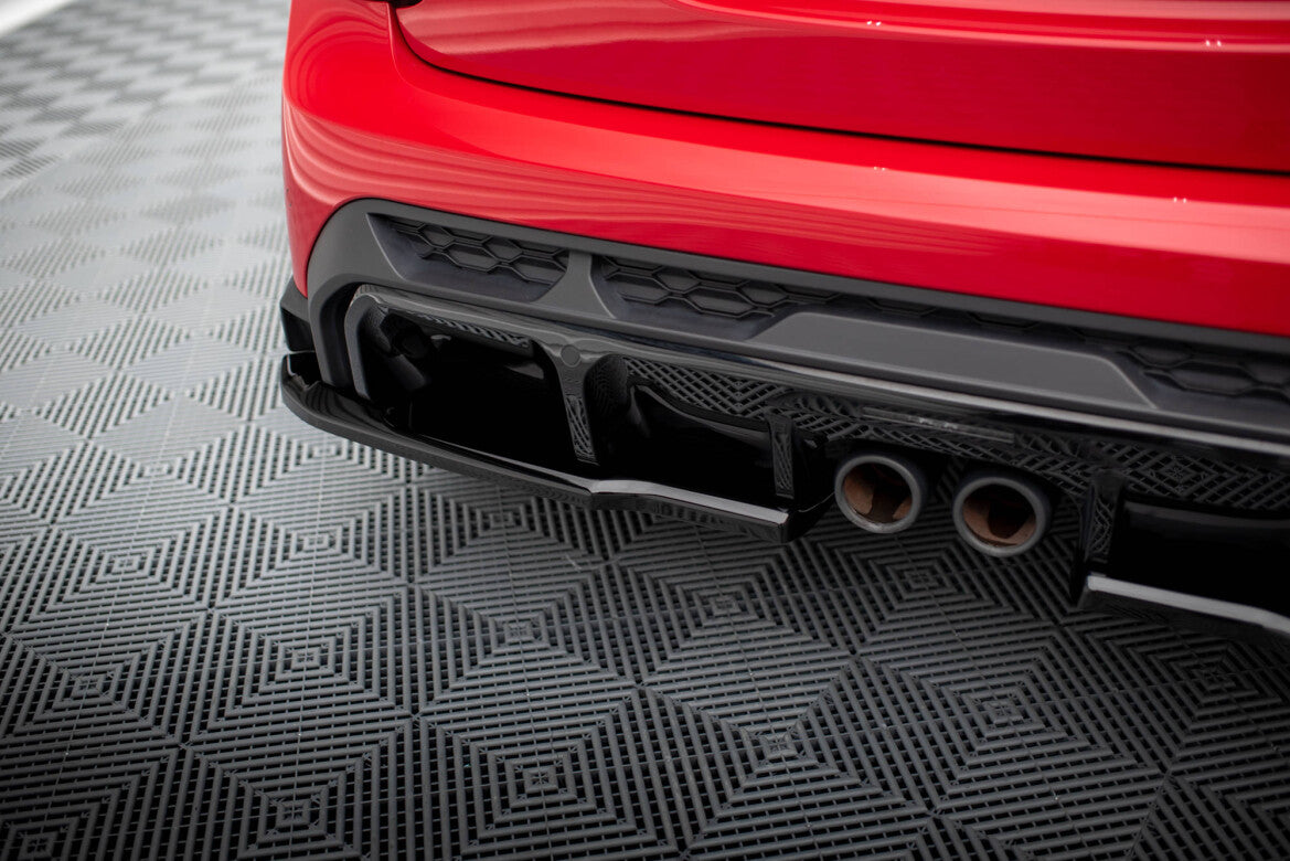 Diffusor Flaps passend für Mini Cooper S John Cooper Works F55 FL schwarz Hochglanz
