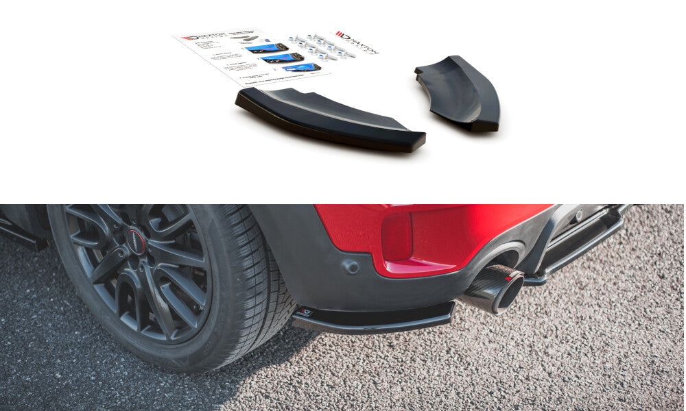 Diffusor Flaps passend für Mini Countryman Mk2 F60 JCW schwarz Hochglanz