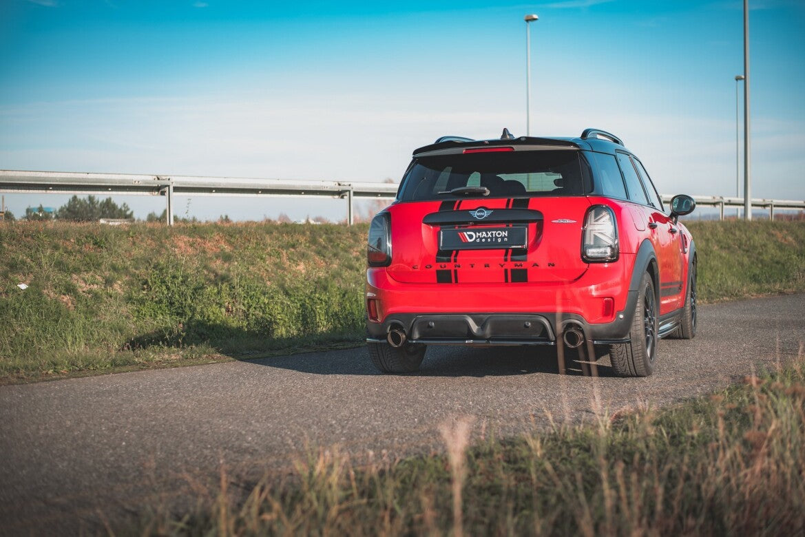 Diffusor Flaps passend für Mini Countryman Mk2 F60 JCW schwarz Hochglanz