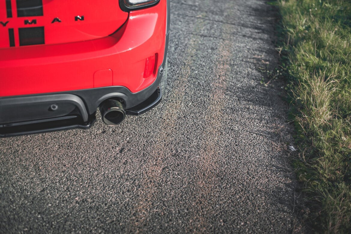Diffusor Flaps passend für Mini Countryman Mk2 F60 JCW schwarz Hochglanz