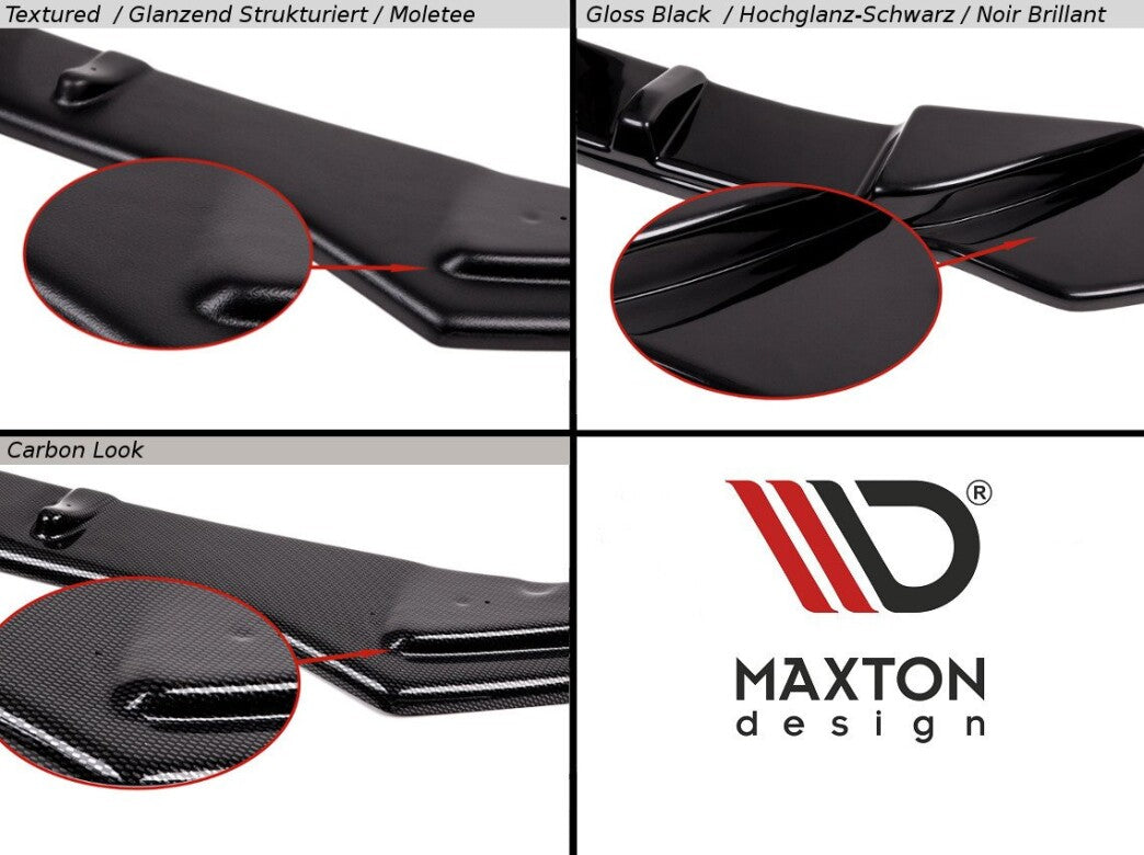Diffusor Flaps passend für Mini R53 Cooper S JCW schwarz matt